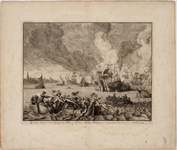 1c57 Zeeslag, tusschen den Graaf van Bossu, en den Noordt Hollanders, voorgevallen den 11. en 12. October 1573, 1573, ...