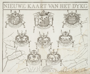 1s5 Nieuwe kaart van het dijkgraafschap Dregterland, 1775
