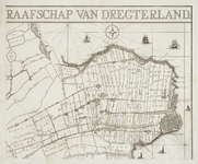 1s6 Nieuwe kaart van het dijkgraafschap Dregterland, 1775
