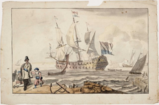 4e2 Zeegezicht, 1743