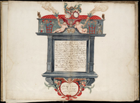 65j209 Kaartboek van de landerijen in eigendom van het Weeshuis te Hoorn... etc., 1640/1647/1674/1683/1686/1707/1710