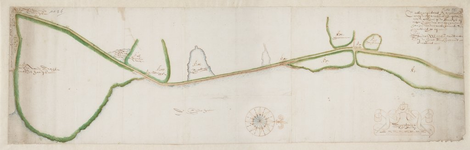 1m10 Kaart van de Westfriese zeekerende dijken... etc. , 1638