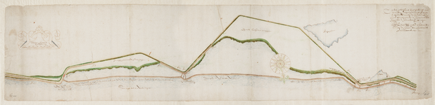 1m3 Kaart van de Westfriese zeekerende dijken... etc., 1638