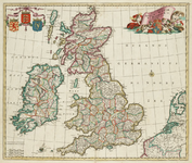 1u78 Nova Totius Angliae, Scotiae et Hiberniae Tabula, 1680?