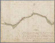 4j100 Kaart van het Drechterlandse deel van de Westfriese Omringdijk No. 1 : van Wervershoof tot aan de Fluithoek, 1775