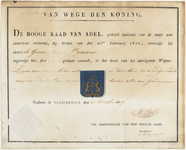 4j46 Gemeentewapen van Hoogwoud, 1816