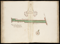 65j209(20) Kaartboek van de landerijen in eigendom van het Weeshuis te Hoorn, blad 20, 1647