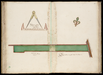 65j209(26) Kaartboek van de landerijen in eigendom van het Weeshuis te Hoorn, blad 26, 1647