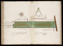 65j209(40) Kaartboek van de landerijen in eigendom van het Weeshuis te Hoorn, blad 40, 1647