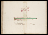 65j209(42) Kaartboek van de landerijen in eigendom van het Weeshuis te Hoorn, blad 42, 1647