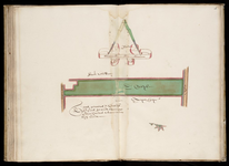 65j209(46) Kaartboek van de landerijen in eigendom van het Weeshuis te Hoorn, blad 46 : d' Outdijck, 1647