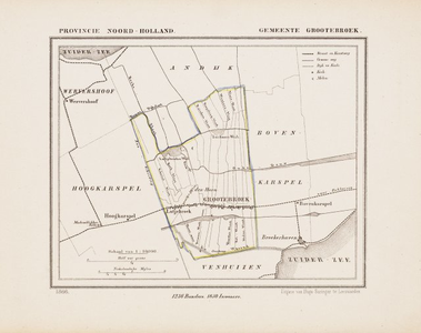 65k42 Provincie Noord-Holland : gemeente Grootebroek, 1866