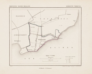 65k63 Provincie Noord-Holland : gemeente, 1866