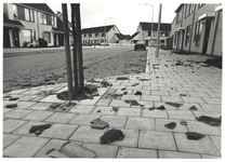 foto-11760 Hoorn : stormschade in de nieuwbouwwijk Nieuwe Steen Oost, 1990