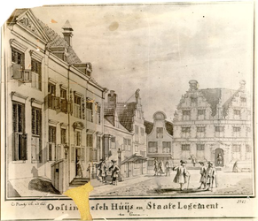 foto-1229 Oostindiesch Huijs en Staate Logement. tot Hoorn. 1727, 1727