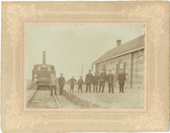 foto-16053 Station Benningbroek - Sijbekarspel aan de Oosterstraat te Benningbroek, 1900