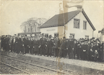 foto-18973 Opening lokaalspoor 1913, station Venhuizen, 1913