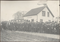 foto-30422 Opening lokaalspoor 1913, station Venhuizen, 1913