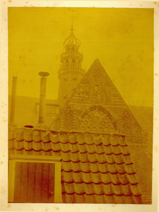 foto-378 Hoorn. Transept van de St. Anthonis of Oosterkerk...., 188-?