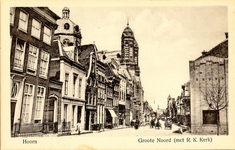foto-4134 Hoorn Groote Noord (met R.K. Kerk), ca. 1920