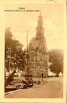 foto-5299 Hoorn Hoofdtoren (1532) van de stadszijde gezien, ca. 1920