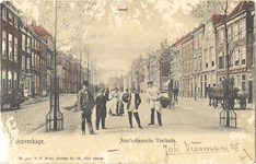 foto-9533 's-Gravenhage. Amsterdamsche Veerkade, ca. 1900