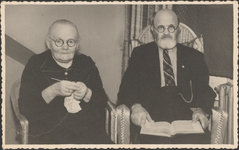 foto-27207 Portret van echtpaar Frederik Valentijn en Neeltje Knol, 1953, 1953