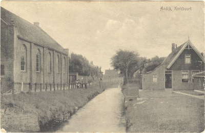 foto-9459 Andijk, Kerkbuurt, ca. 1920