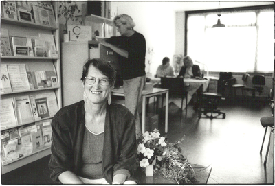 foto-12601 Rita de Boer, nieuwe voorzitter van 'Artemis' in Hoorn, 1992
