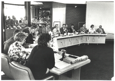 foto-12983 De Hoornse gemeenteraad, raadsperiode 1990-1994, 1990