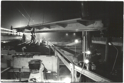 foto-13012 Spoorverdubbeling op het baanvak Hoorn - Hoorn Kersenboogerd, 1992