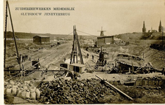 foto-5905 Zuiderzeewerken Medemblik : Sluisbouw Jeneverbrug, 1928?