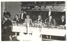 foto-8876 Diner in het stadhuis van Hoorn ter gelegenheid van het bezoek van het koninklijk paar, 1952, 20 en 21 juni