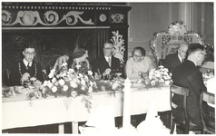 foto-8877 Diner in het stadhuis van Hoorn ter gelegenheid van het bezoek van het koninklijk paar, 1952, 20 en 21 juni