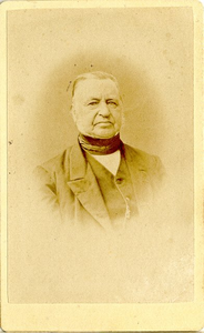 foto-6433 Portret van Wolter Vetter, omstreeks 1860, 186-