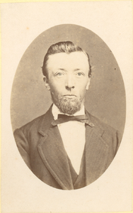 foto-37531 Portret van een onbekende man, ca. 1875 - ca. 1880