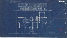 10001115 Plan voor U.L.O.-school, grondplan, Hoorn, Johan Messchaertstraat 3, 1923