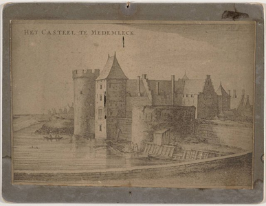 1a114 Het casteel te Medemleck, ca. 1650