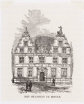 1a131 Het stadhuis te Hoorn : vanuit het oosten, 186-?