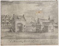 1a14 d'Noorderpoort te Enkhuysen 16.., ca. 1775
