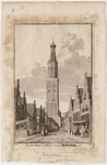 1a21 Zuider-Kerk en Toren Straat te Medenblik i.e. Enkhuizen. 1726, 1726