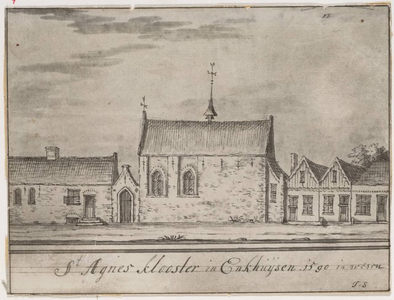 1a4 St. Agnes klooster in Enkhuysen. 1590 in wesen, 1590