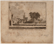 1a42 Denenburger-Poort en Willigenburg te Enkhuizen. 1726 : vanuit het zuiden, 1726