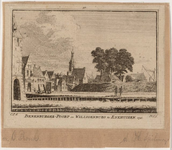1a43 Denenburger-Poort en Willigenburg te Enkhuizen. 1726 : vanuit het zuiden, 1726