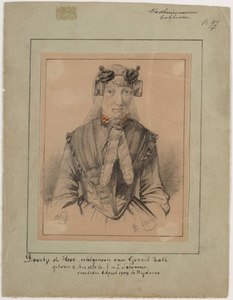 1a78 Doortje de Heer, echtgenote van Gerrit Balk, geboren 4 Nov.1831 te N. en Z. Schermer, overleden 1 April 1909 te ...