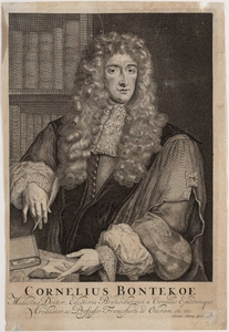 1a85 Cornelius Bontekoe : Medicinae Doctor, Electoris Brandenburgici a Consuliis Ejusdemque Archiater, ac Professor ...