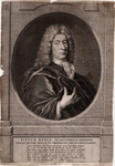 1b36 Pieter Rabus : te Rotterdam geboren den XII decemb. MDCLX, en gestorven den XIII januar. MDCCII, ca. 1741