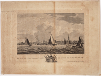 1b54 De haven van Enkhuysen = Le port de Enkhuysen, 1780