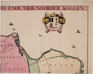 1d26 Nieuwe kaarte van Dreghterlandt ende Vier Noorder Koggen, 1735-1736