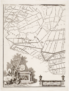 1d5 Nieuwe kaarte van het dijkgraafschap Dregterlandt MDCCXXXXIII, 1743